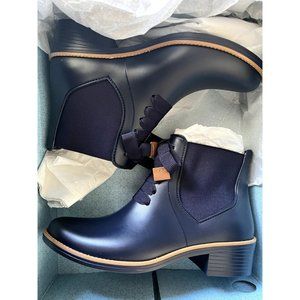 Bernardo Women's Lacey Rain Booties - Navy - Size 8 - NIB